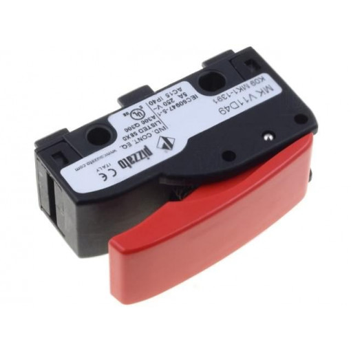 MK V11D49; Microswitch SNAP ACTION; with lever; SPDT; 6A/250VAC; 5A/24VDC; PIZZATO ELETTRICA