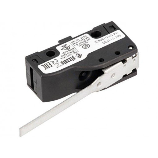 MK V11F30; Microswitch SNAP ACTION; with lever; SPDT; 6A/250VAC; 5A/24VDC; PIZZATO ELETTRICA