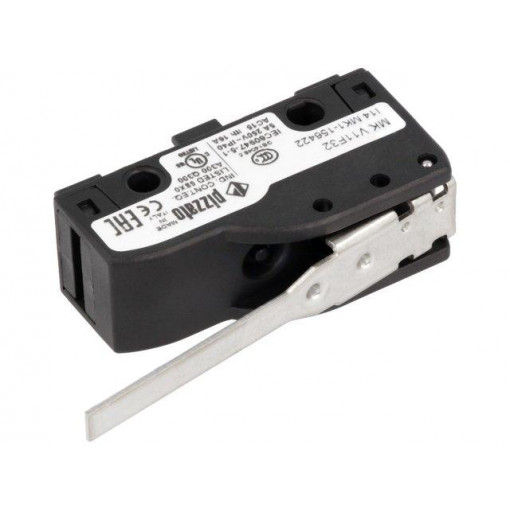 MK V11F32; Microswitch SNAP ACTION; with lever; SPDT; 6A/250VAC; 5A/24VDC; PIZZATO ELETTRICA
