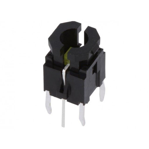 ML5-H03K-WQA; Microswitch TACT; SPST-NO; Pos: 2; 0.05A/12VDC; THT; LED; white; DIPTRONICS