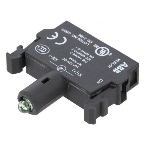 1SFA611621R1002; Illuminating unit; 22mm; M2S,MPD,MPEK,MPET,MPI,MPM,MTS; front; ABB