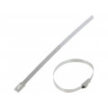 MLT1S-CP; Cable tie; L: 127mm; W: 4.6mm; stainless steel AISI 304; 890N; PANDUIT