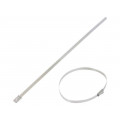 MLT2S-CP; Cable tie; L: 201mm; W: 4.6mm; stainless steel AISI 304; 890N; PANDUIT