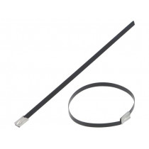 MLTFC1.5S-CP316; Cable tie; L: 157mm; W: 4.6mm; acid resistant steel AISI 316; 445N; PANDUIT