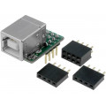MM232R; Module: USB; UART; USB B,pin strips; -40÷85°C; 3.3÷5.25VDC; FTDI