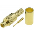 MMCX-02; Plug; MMCX; male; straight; 50Ω; RG174,RG188,RG316; crimped; NINIGI MMCX-02; Plug; MMCX; male; straight; 50Ω; RG174,RG188,RG316; crimped; NINIGI