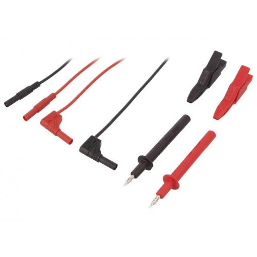 MMS 2020; Test acces: kit; red and black; HIRSCHMANN T&M