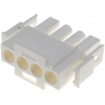 350779-4; Plug; wire-wire; male/female; Universal MATE-N-LOK; 6.35mm; PIN: 4; TE Connectivity