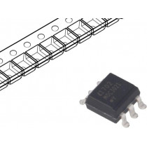MOC3021S-TA1; Optotriac; 5kV; Uout: 400V; without zero voltage crossing driver; LITEON