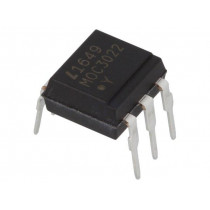 MOC3022; Optotriac; 5kV; Uout: 400V; without zero voltage crossing driver; LITEON