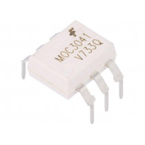 MOC3041TVM; Optotriac; 4.17kV; zero voltage crossing driver; DIP6; 2kV/μs; ON SEMICONDUCTOR (FAIRCHILD)