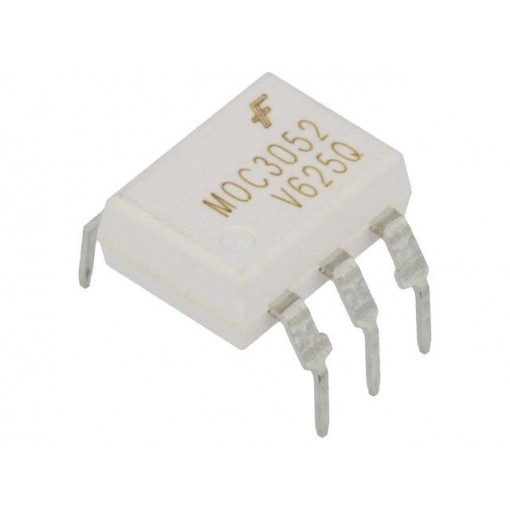 MOC3052TVM; Optotriac; 4.17kV; triac; DIP6; Channels: 1; 1kV/μs; ON SEMICONDUCTOR (FAIRCHILD)
