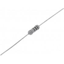 MOF1WS-820R; Resistor: metal oxide; THT; 820Ω; 1W; ±5%; Ø3.2x9mm; axial; SR PASSIVES