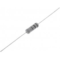 MOF5WS-470K; Resistor: metal oxide; THT; 470kΩ; 5W; ±5%; Ø6x17mm; axial; SR PASSIVES