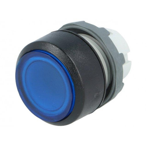 1SFA611101R1104; Switch: push-button; Stabl.pos: 2; 22mm; blue; Illumin: MLB-1; IP66; ABB