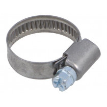 D2016027; Worm gear clamp; W: 9mm; Clamping: 16÷27mm; chrome steel AISI 430; MPC INDUSTRIES