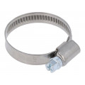 D2025; Worm gear clamp; W: 9mm; Clamping: 25÷40mm; chrome steel AISI 430; MPC INDUSTRIES D2025; Worm gear clamp; W: 9mm; Clamping: 25÷40mm; chrome steel AISI 430; MPC INDUSTRIES