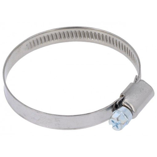 D2040; Worm gear clamp; W: 9mm; Clamping: 40÷60mm; chrome steel AISI 430; MPC INDUSTRIES