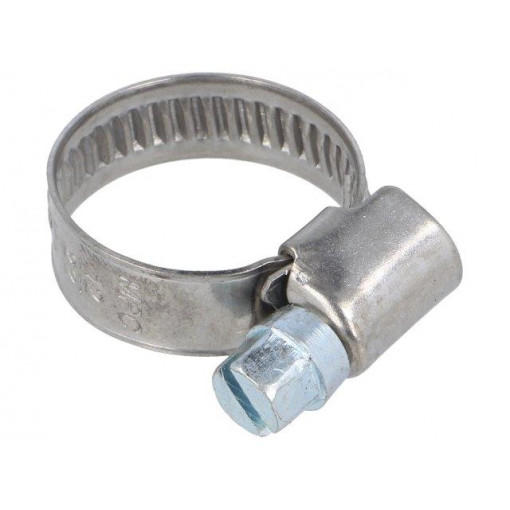 D4012022; Worm gear clamp; W: 9mm; Clamping: 12÷22mm; chrome steel AISI 430; MPC INDUSTRIES