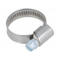 D4016027; Worm gear clamp; W: 9mm; Clamping: 16÷27mm; chrome steel AISI 430; MPC INDUSTRIES D4016027; Worm gear clamp; W: 9mm; Clamping: 16÷27mm; chrome steel AISI 430; MPC INDUSTRIES