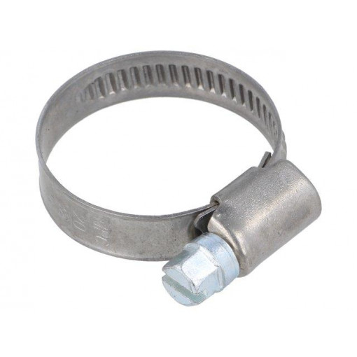 D4020; Worm gear clamp; W: 9mm; Clamping: 20÷32mm; chrome steel AISI 430; MPC INDUSTRIES