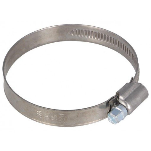 DD2050; Worm gear clamp; W: 12mm; Clamping: 50÷70mm; Man.series: DD; W2; MPC INDUSTRIES