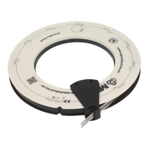 EB214B; Worm gear clamp; W: 14mm; chrome steel AISI 430; Man.series: EB; MPC INDUSTRIES