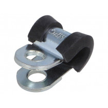 LKD10512; Fixing clamp; ØBundle : 5mm; W: 12mm; steel; Cover material: EPDM; MPC INDUSTRIES