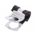 LKD10516; Fixing clamp; ØBundle : 5mm; W: 16mm; steel; Cover material: EPDM; MPC INDUSTRIES
