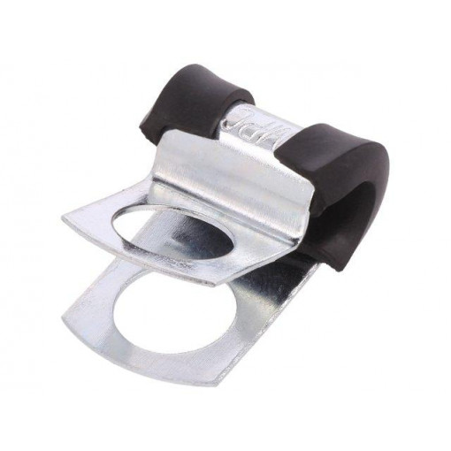 LKD10516; Fixing clamp; ØBundle : 5mm; W: 16mm; steel; Cover material: EPDM; MPC INDUSTRIES