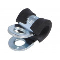 LKD10615; Fixing clamp; ØBundle : 6mm; W: 15mm; steel; Cover material: EPDM; MPC INDUSTRIES