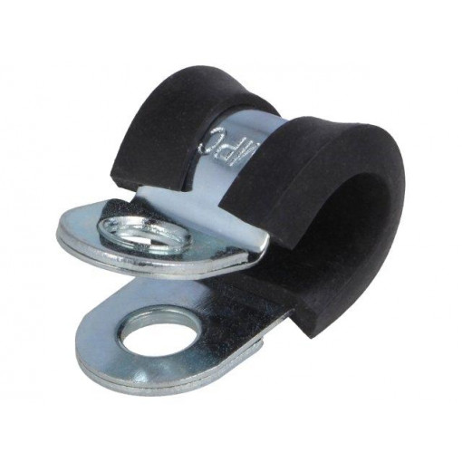 LKD10815; Fixing clamp; ØBundle : 8mm; W: 15mm; steel; Cover material: EPDM; MPC INDUSTRIES