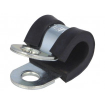 LKD10915; Fixing clamp; ØBundle : 9mm; W: 15mm; steel; Cover material: EPDM; MPC INDUSTRIES