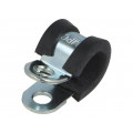 LKD11012; Fixing clamp; ØBundle : 10mm; W: 12mm; steel; Cover material: EPDM; MPC INDUSTRIES