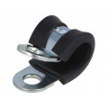 LKD11015; Fixing clamp; ØBundle : 10mm; W: 15mm; steel; Cover material: EPDM; MPC INDUSTRIES