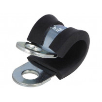 LKD11015; Fixing clamp; ØBundle : 10mm; W: 15mm; steel; Cover material: EPDM; MPC INDUSTRIES