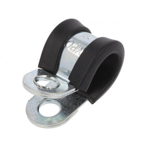 LKD11115; Fixing clamp; ØBundle : 11mm; W: 15mm; steel; Cover material: EPDM; MPC INDUSTRIES