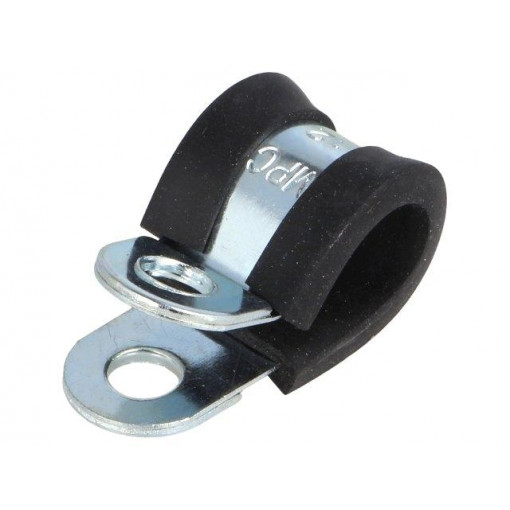 LKD11215; Fixing clamp; ØBundle : 12mm; W: 15mm; steel; Cover material: EPDM; MPC INDUSTRIES