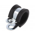 LKD11312; Fixing clamp; ØBundle : 13mm; W: 12mm; steel; Cover material: EPDM; MPC INDUSTRIES LKD11312; Fixing clamp; ØBundle : 13mm; W: 12mm; steel; Cover material: EPDM; MPC INDUSTRIES