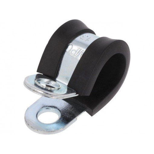 LKD11315; Fixing clamp; ØBundle : 13mm; W: 15mm; steel; Cover material: EPDM; MPC INDUSTRIES