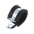 LKD11412; Fixing clamp; ØBundle : 14mm; W: 2mm; steel; Cover material: EPDM; MPC INDUSTRIES LKD11412; Fixing clamp; ØBundle : 14mm; W: 2mm; steel; Cover material: EPDM; MPC INDUSTRIES
