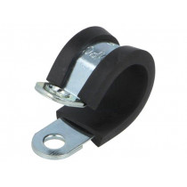 LKD11512; Fixing clamp; ØBundle : 15mm; W: 12mm; steel; Cover material: EPDM; MPC INDUSTRIES
