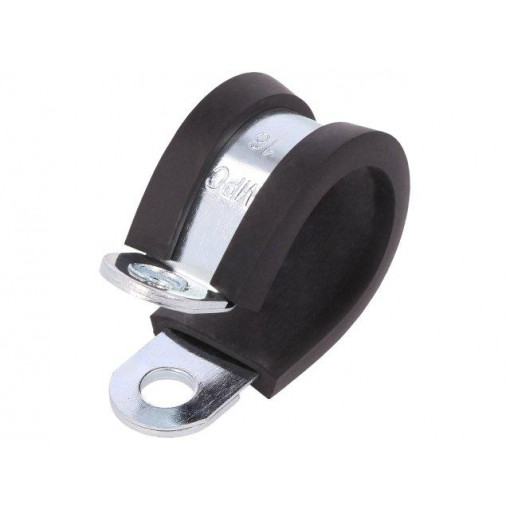 LKD11612; Fixing clamp; ØBundle : 16mm; W: 12mm; steel; Cover material: EPDM; MPC INDUSTRIES