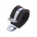 LKD11815; Fixing clamp; ØBundle : 18mm; W: 15mm; steel; Cover material: EPDM; MPC INDUSTRIES LKD11815; Fixing clamp; ØBundle : 18mm; W: 15mm; steel; Cover material: EPDM; MPC INDUSTRIES