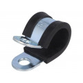 LKD11820; Fixing clamp; ØBundle : 18mm; W: 20mm; steel; Cover material: EPDM; MPC INDUSTRIES LKD11820; Fixing clamp; ØBundle : 18mm; W: 20mm; steel; Cover material: EPDM; MPC INDUSTRIES