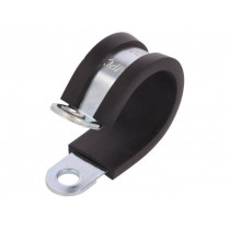LKD12012; Fixing clamp; ØBundle : 20mm; W: 12mm; steel; Cover material: EPDM; MPC INDUSTRIES