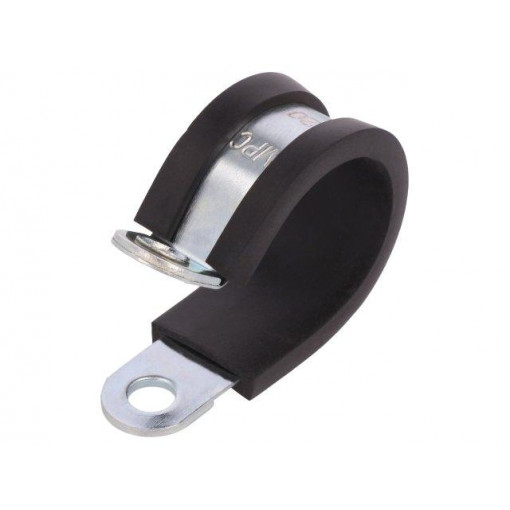 LKD12012; Fixing clamp; ØBundle : 20mm; W: 12mm; steel; Cover material: EPDM; MPC INDUSTRIES