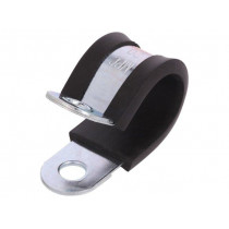LKD12020; Fixing clamp; ØBundle : 20mm; W: 20mm; steel; Cover material: EPDM; MPC INDUSTRIES
