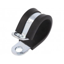 LKD12115; Fixing clamp; ØBundle : 21mm; W: 15mm; steel; Cover material: EPDM; MPC INDUSTRIES