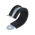 LKD12212; Fixing clamp; ØBundle : 22mm; W: 12mm; steel; Cover material: EPDM; MPC INDUSTRIES LKD12212; Fixing clamp; ØBundle : 22mm; W: 12mm; steel; Cover material: EPDM; MPC INDUSTRIES